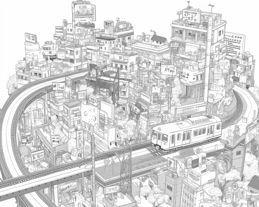 Paisaje Urbano Futurista