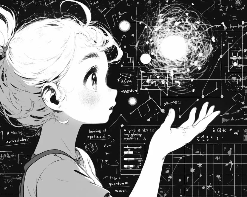Chica Mirando las Estrellas