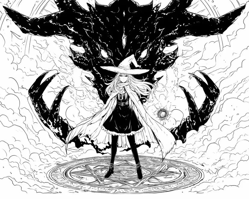 La Sorcière et l'Ombre Invoquée