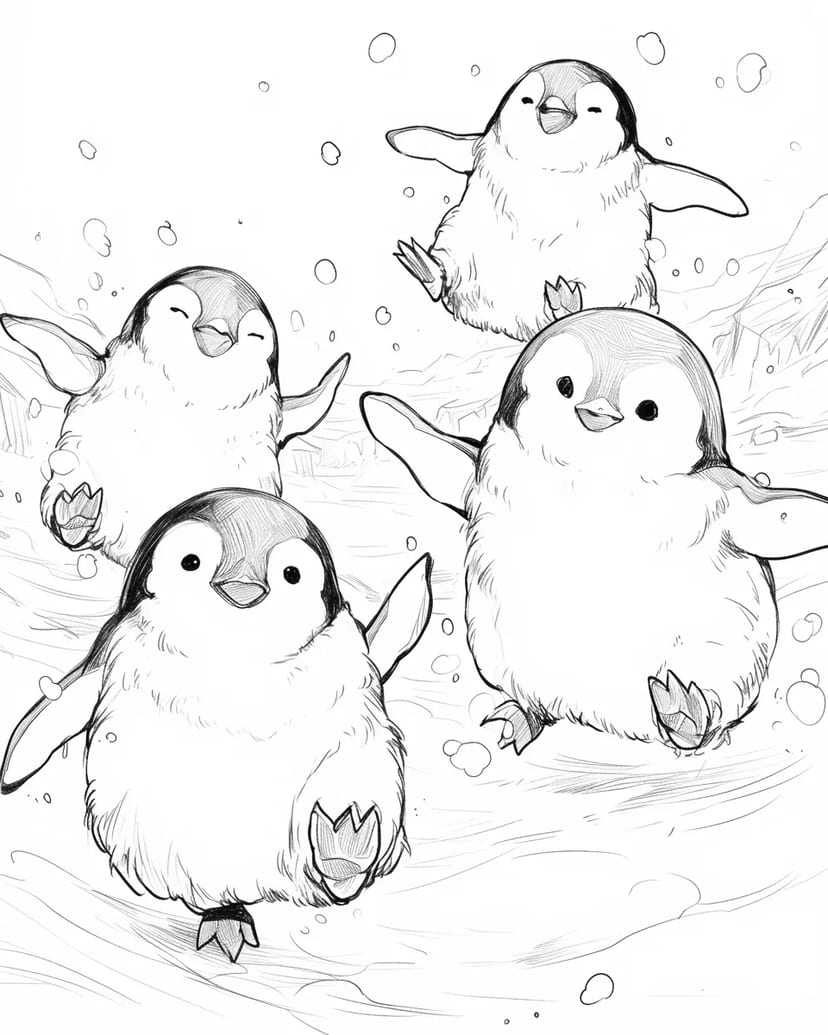 Aventure Amusante des Pingouins