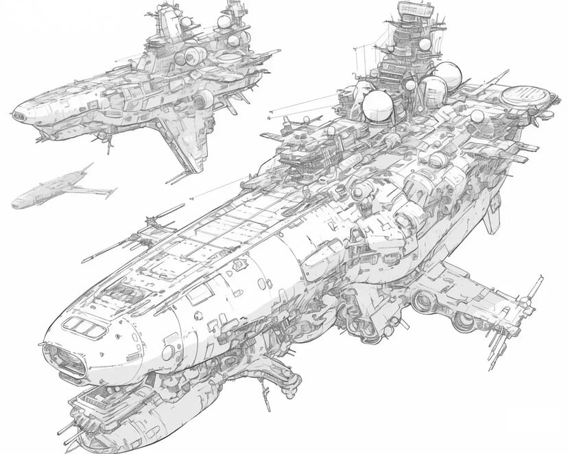 Vaisseau Spatial du Futur