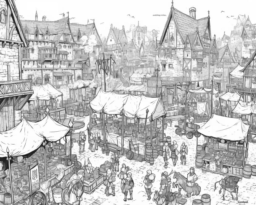 Mercado Medieval Bullicioso