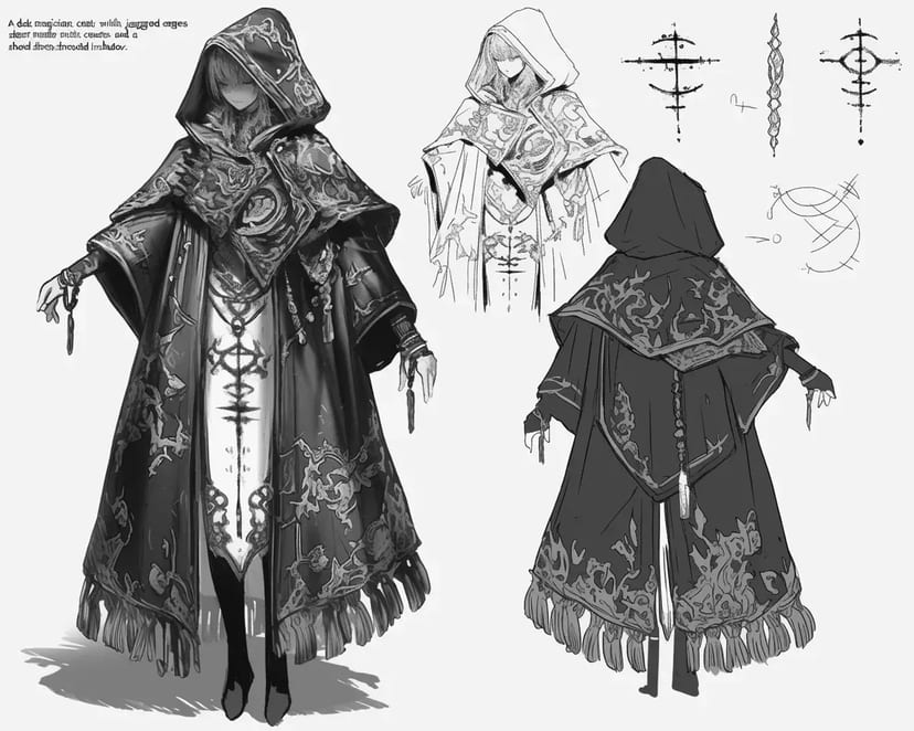 Mysterious Hooded Wizard