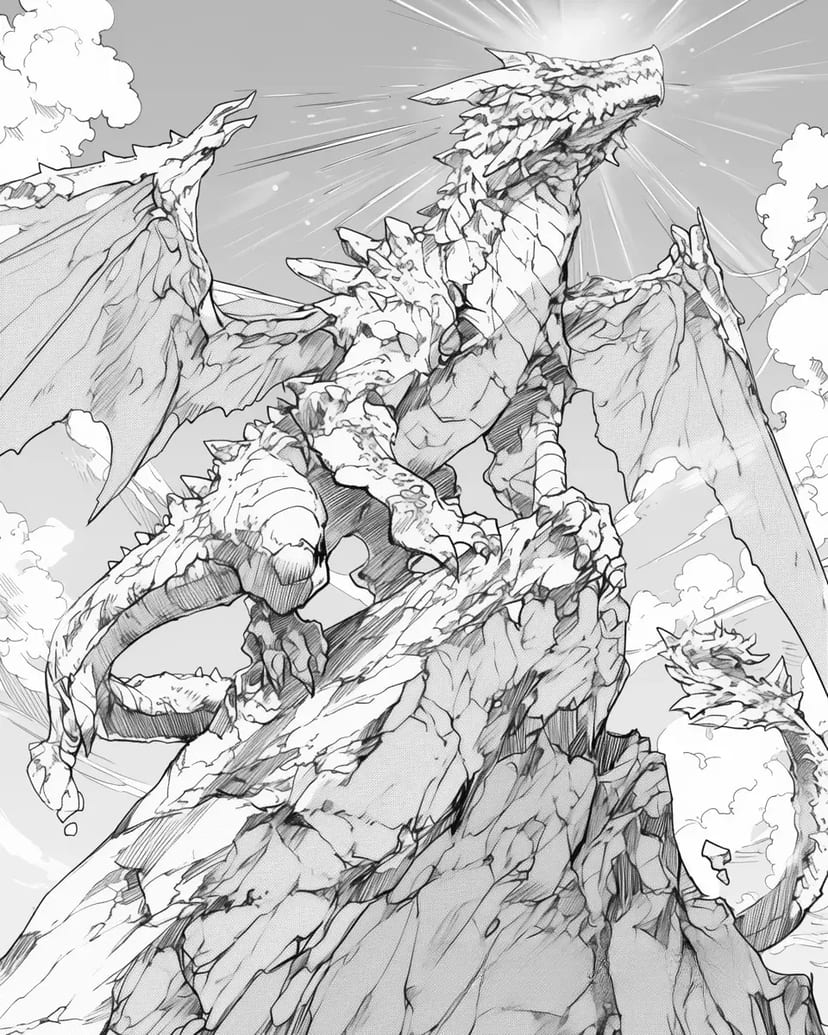 Dragón en la Cumbre del Amanecer