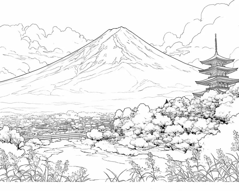 Sunrise Over Mount Fuji