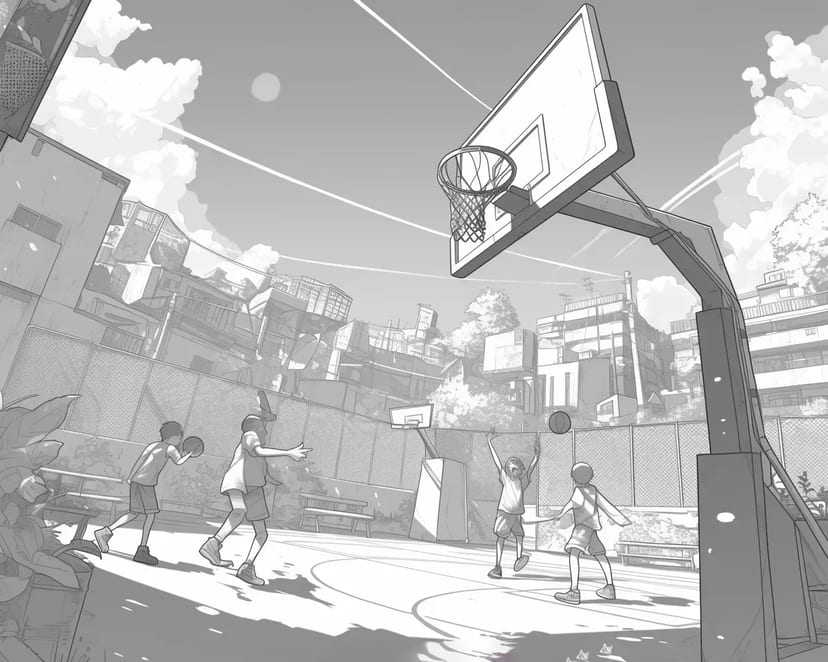 Keseruan Basket Jalanan