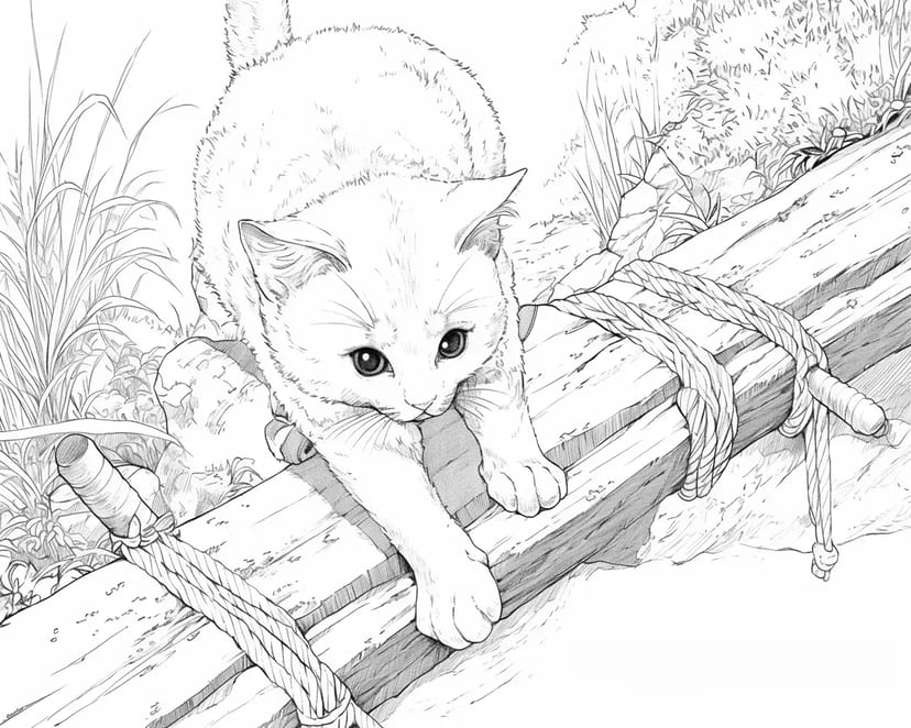 Perjalanan Hati-hati Kucing Petualang