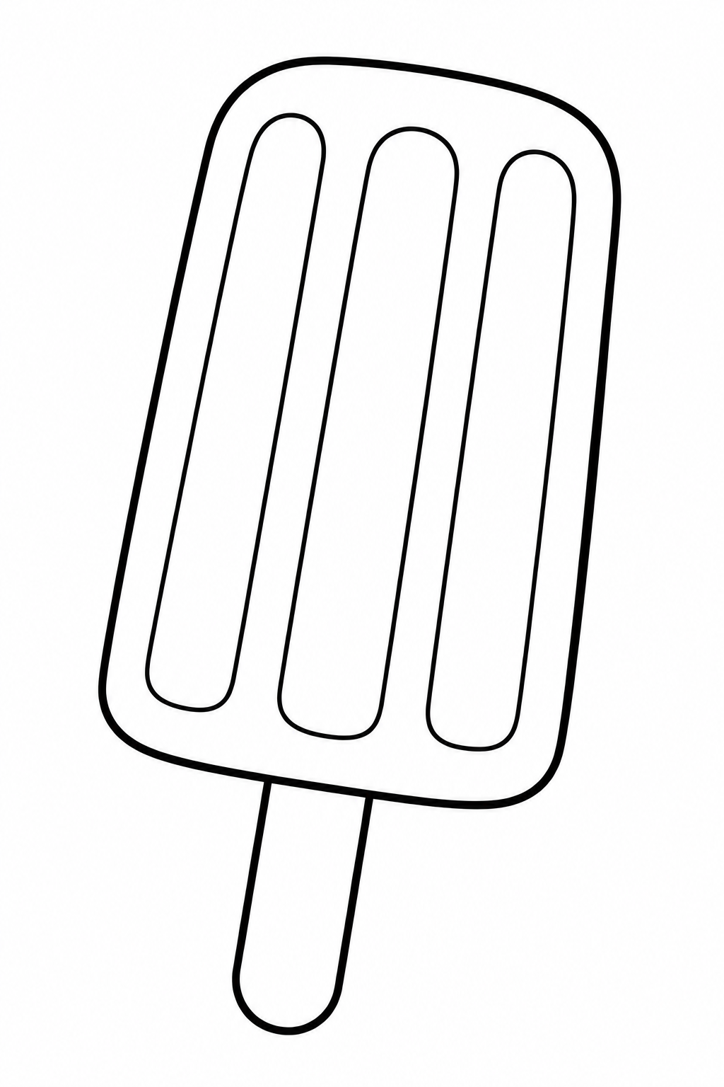 Dibujo de Un polo de hielo grande para colorear